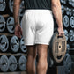 Kurze Sporthose Shorts für Herren weiß