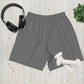 Kurze Sporthose Shorts für Herren in grau