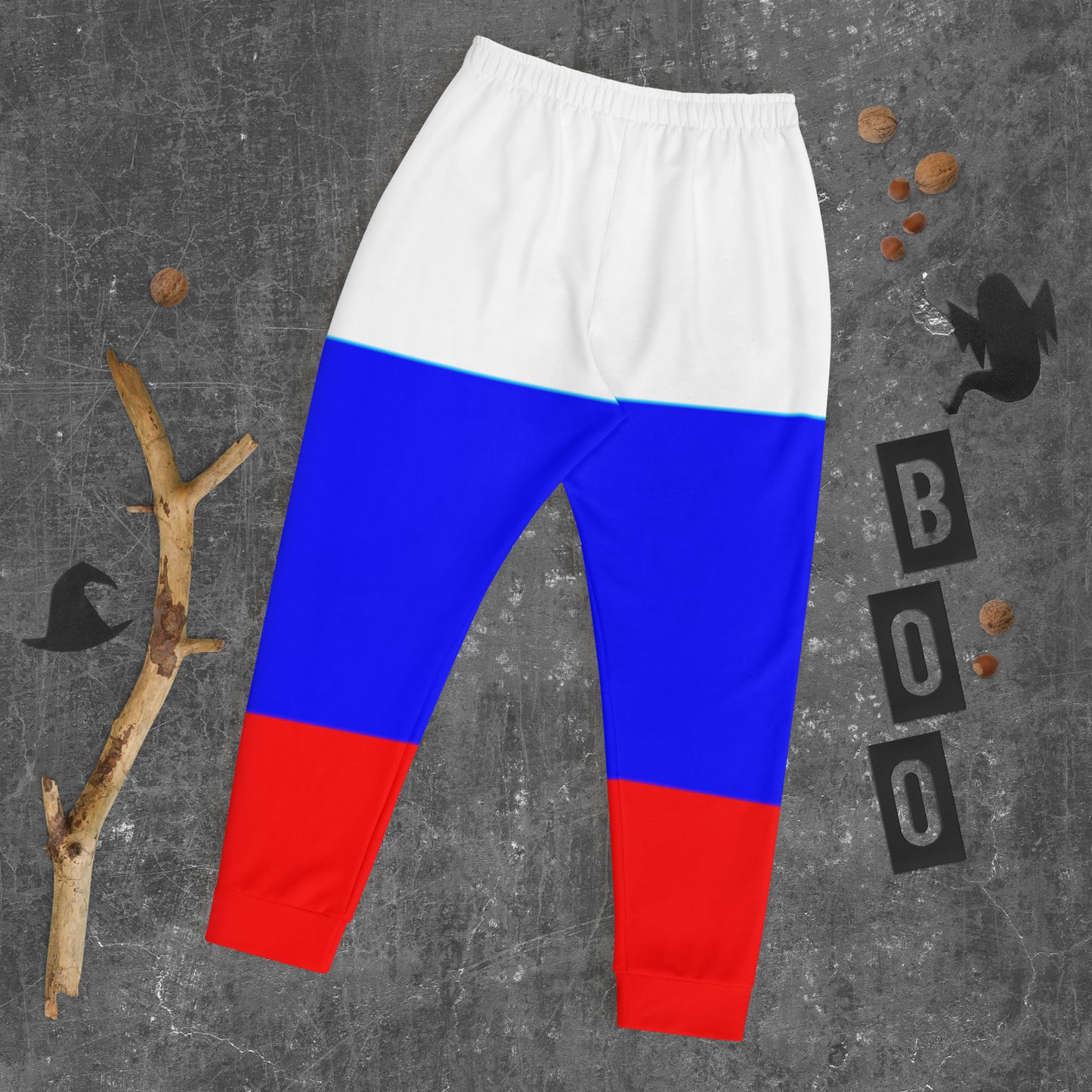 Herren-Jogginghose in Farben der Russischen Flagge