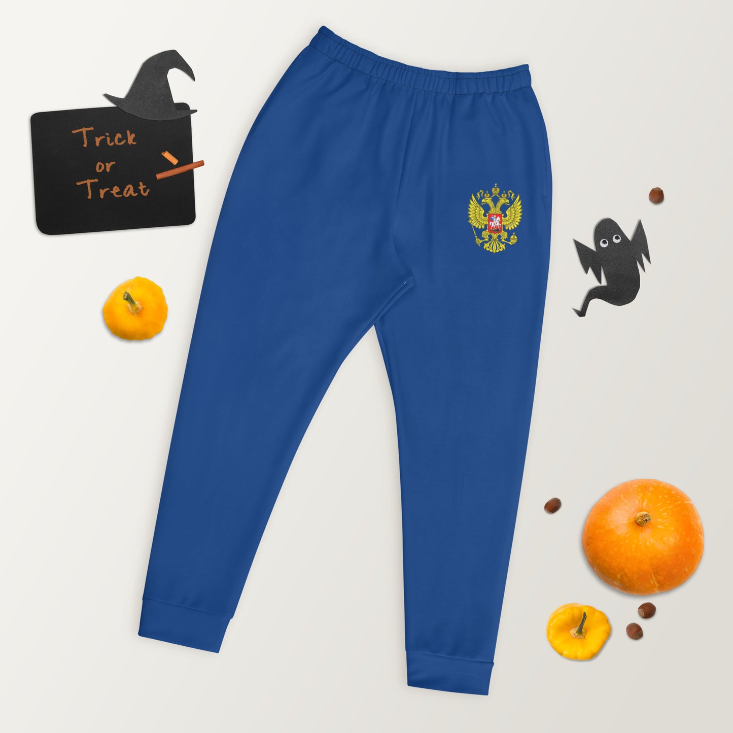 Herren-Jogginghose mit Russland-Wappen in dunkelblau