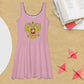 Skater-Kleid mit Russland-Wappen in rosa