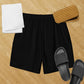 Herren-Badehose mit Russland-Wappen in schwarz