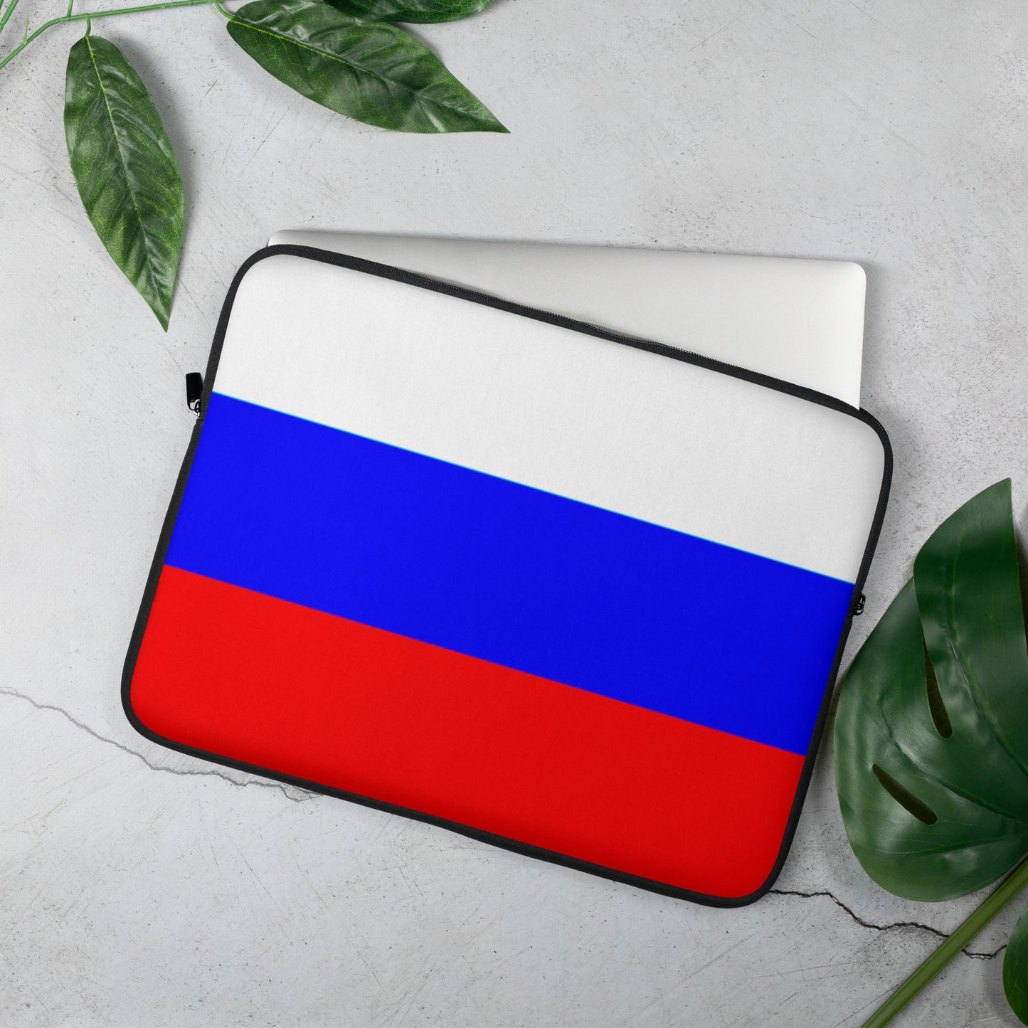 Laptop-Tasche in den Farben der Russischen Flagge