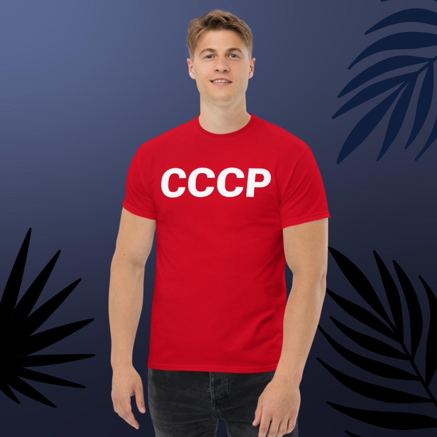 Russland Herren T-Shirt СССР UdSSR für Herren