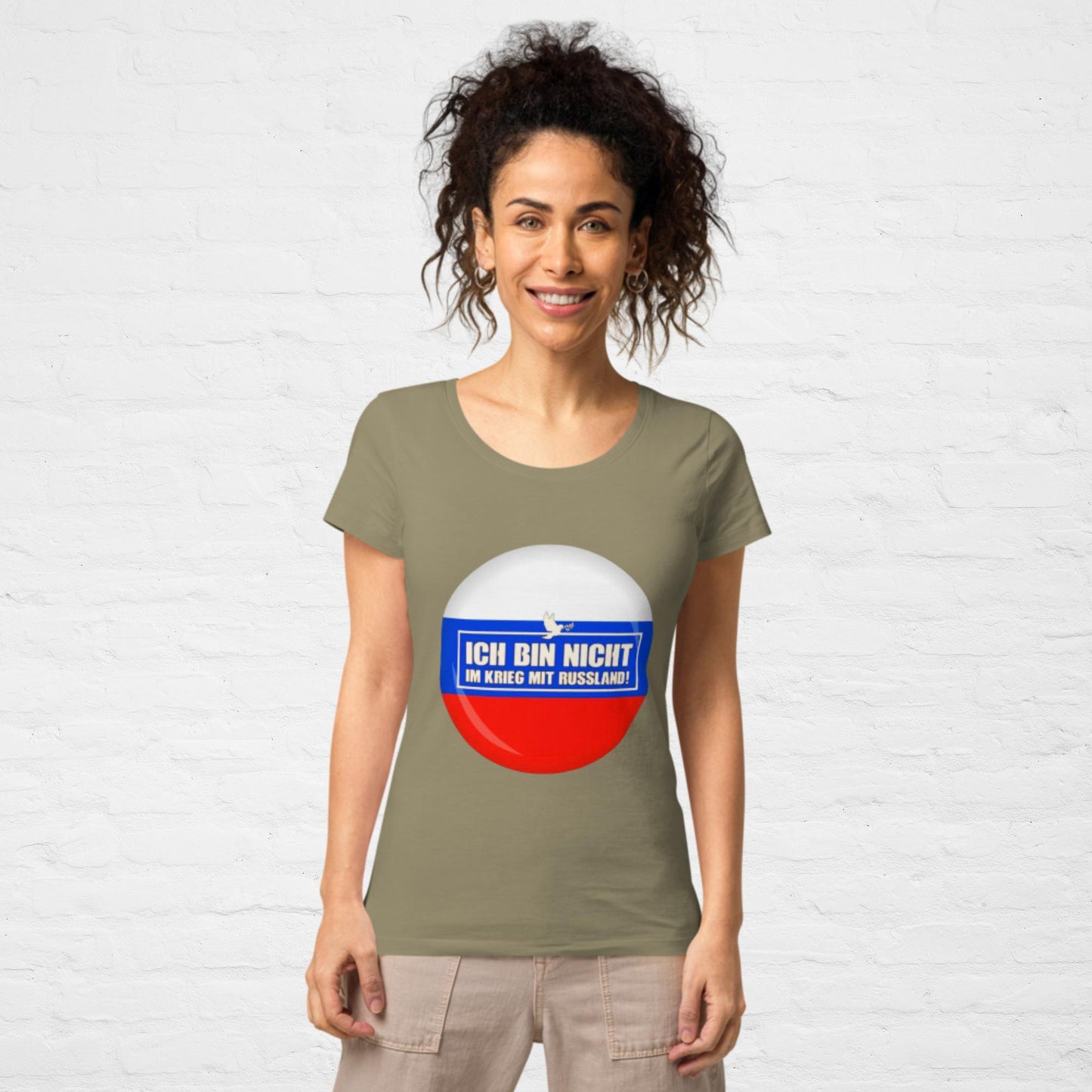 Kein Krieg mit Russland T-Shirt für Damen