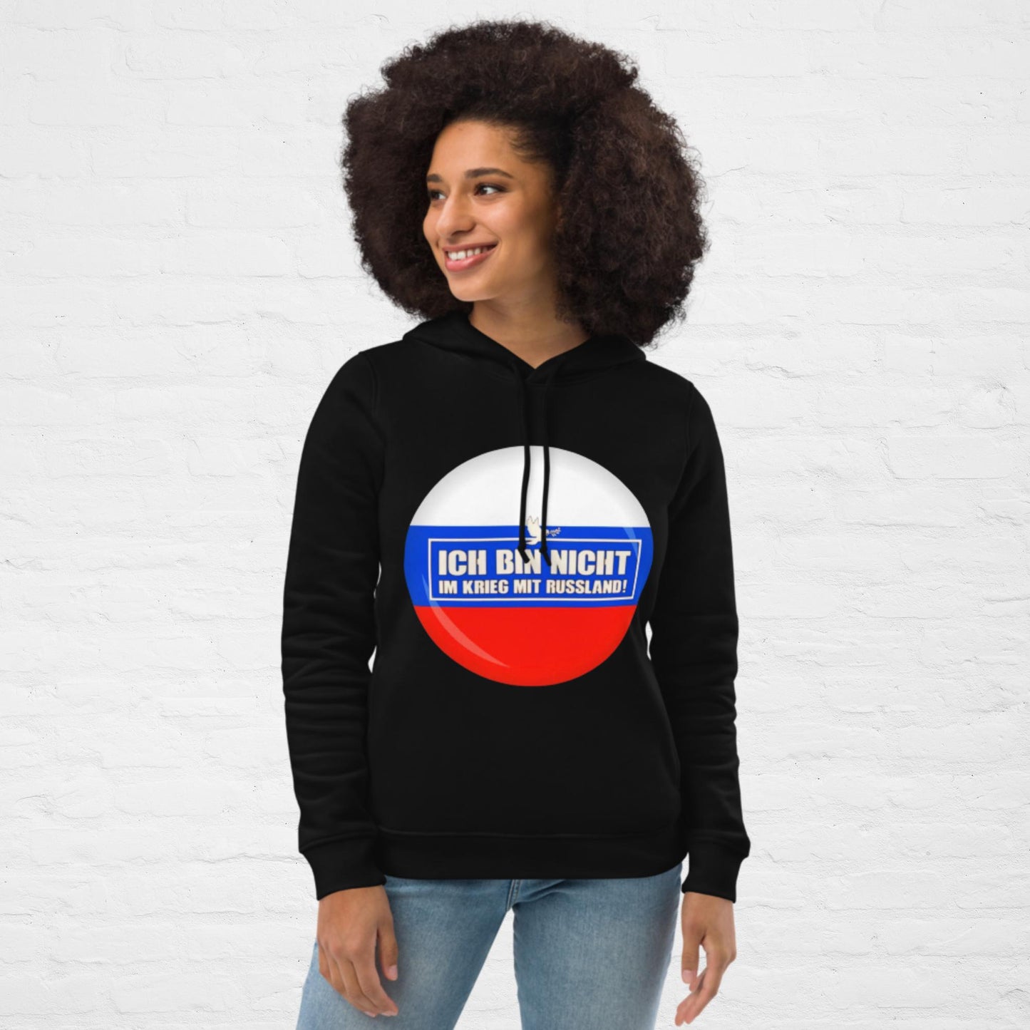 Enganliegender Bio-Hoodie für Damen