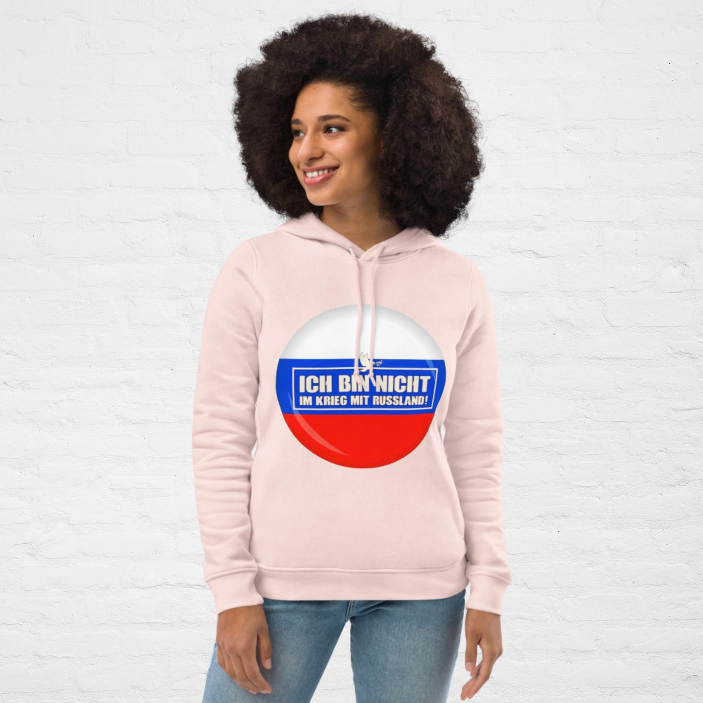 Enganliegender Bio-Hoodie für Damen